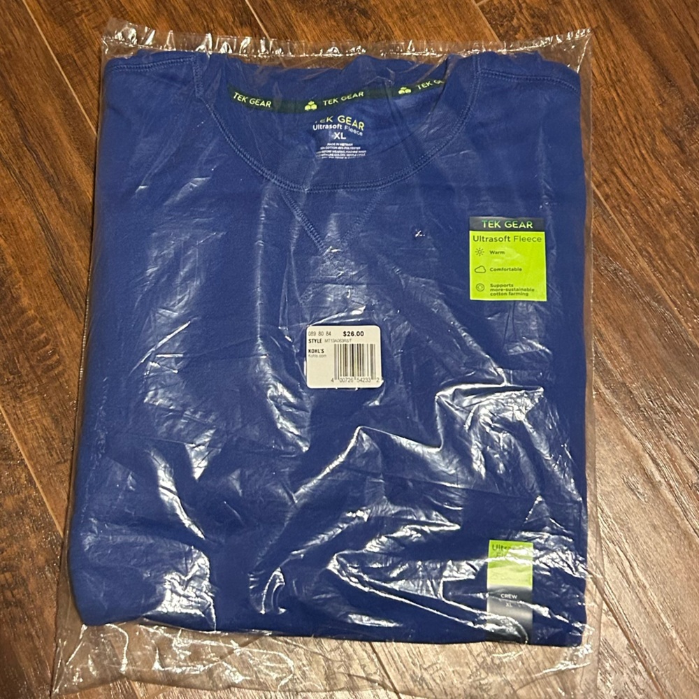 Tek Gear Blue Crewneck Sweatershirt